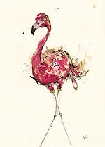Flamingo<br> Anna Wright Large Card